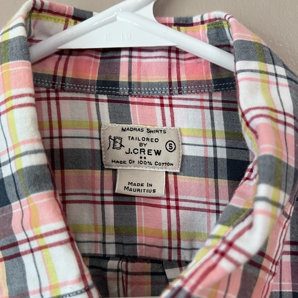 J.Crew Factory Men's Plaid Button Down - Picture 2 of 5
